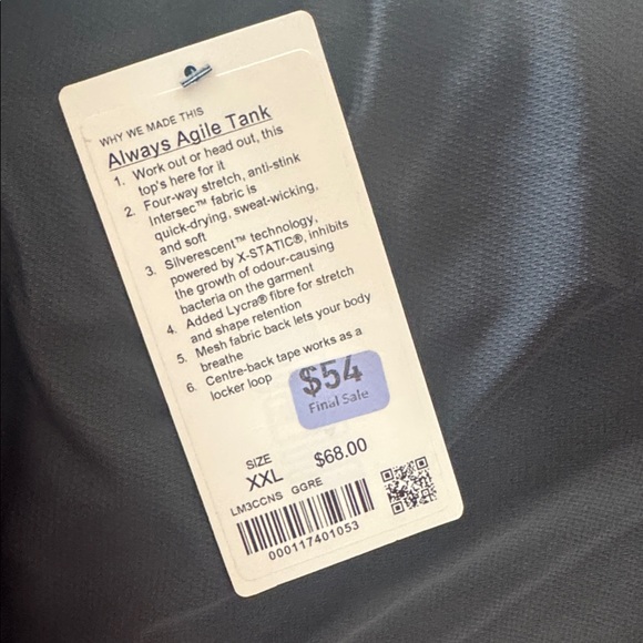 Lululemon Men’s Always Agile Tank - Picture 3 of 4